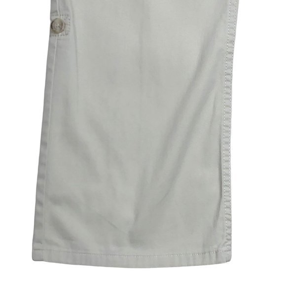 Michael Kors Womens Cropped Pants Roll Up Hem Straight Leg Low Rise Size 6 - Picture 8 of 11